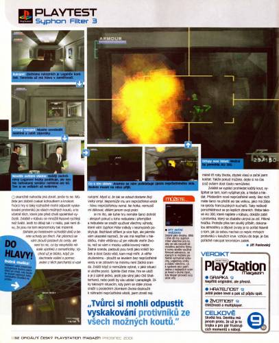 Playtest SF3 - Official PlayStation Magazine 2 - Syphon Filter 3