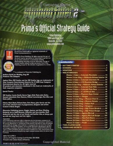 Syphon filter 2 Prima's Official Strategy Guide 5 - Syphon Filter 2