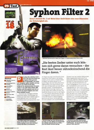 SF Magazine Video Games (PS-Test) - Syphon Filter 2
