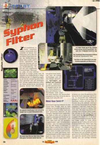 Syphon Filter: Imoprt [Video Games] 1999 - Syphon Filter 1